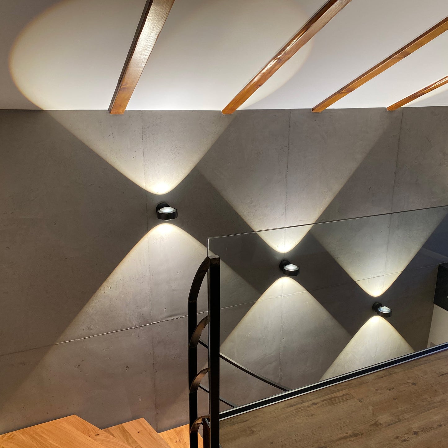 Betonoptik by Farben-Profi Beispielbild Repräsentatives Treppenhaus